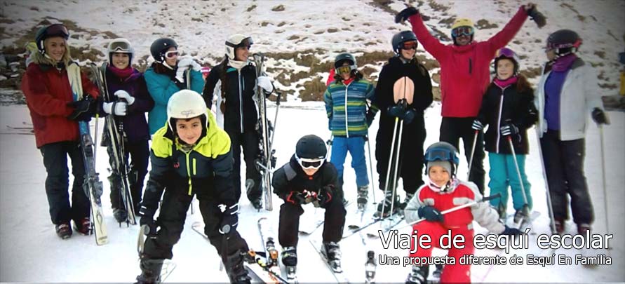 Viaje de Esquí organizado epara grupos escolares